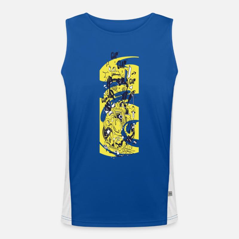 Jolly Chimp Men's Functional Contrast Tank Top 