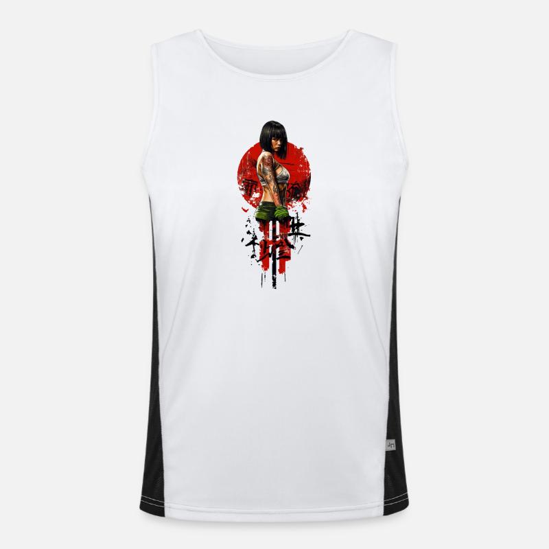 Boxe thaïlandaise Débardeur respirant contrasté Homme 