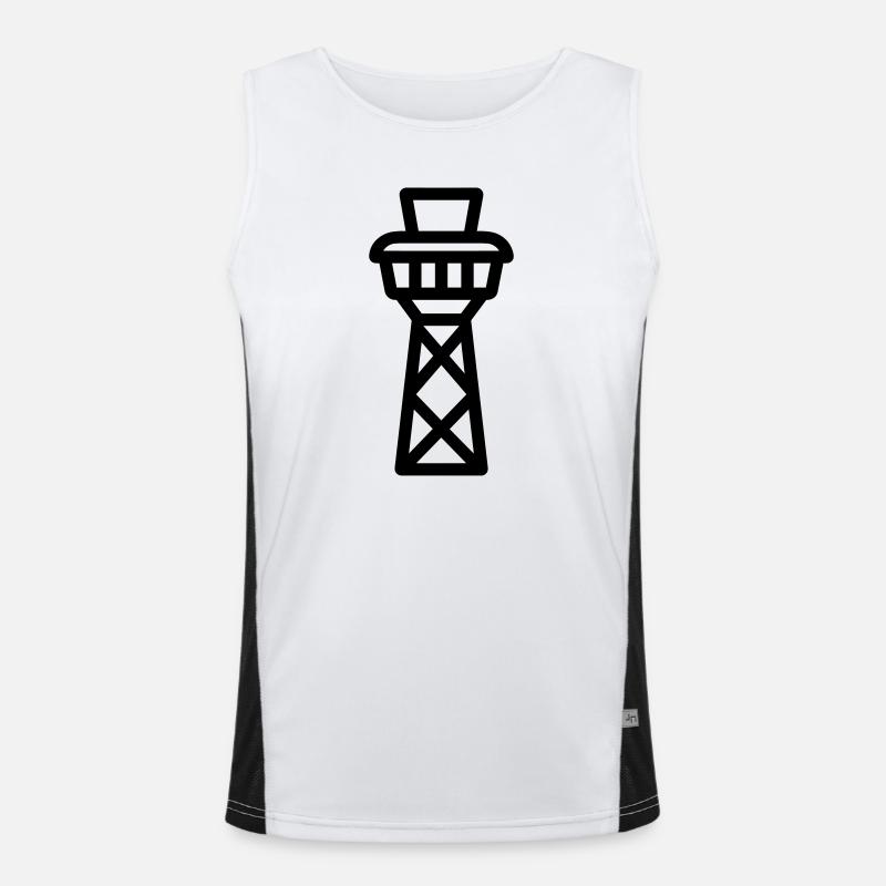 Control Tower Men's Functional Contrast Tank Top 