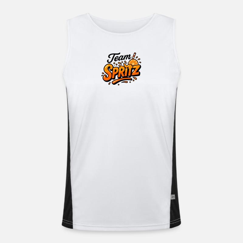 Team Spritz Men's Functional Contrast Tank Top 