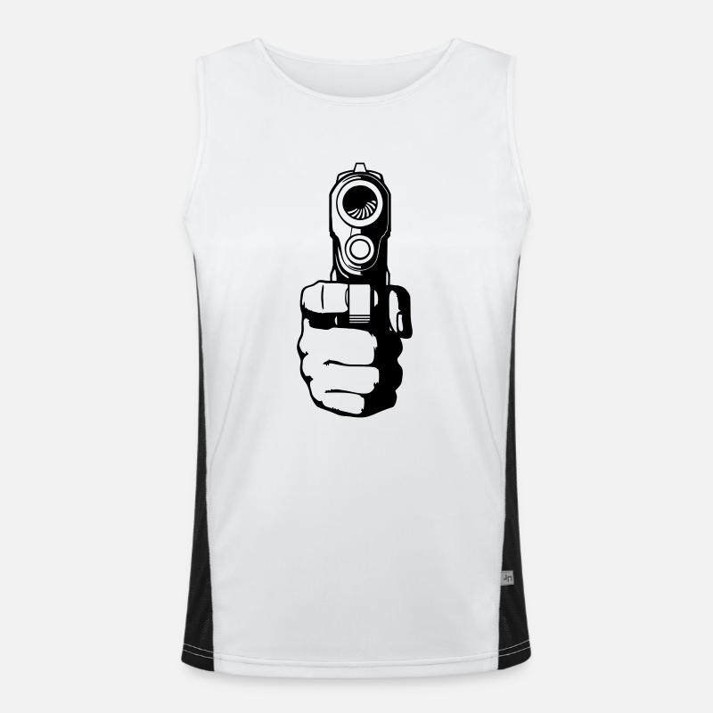 gun Débardeur respirant contrasté Homme 