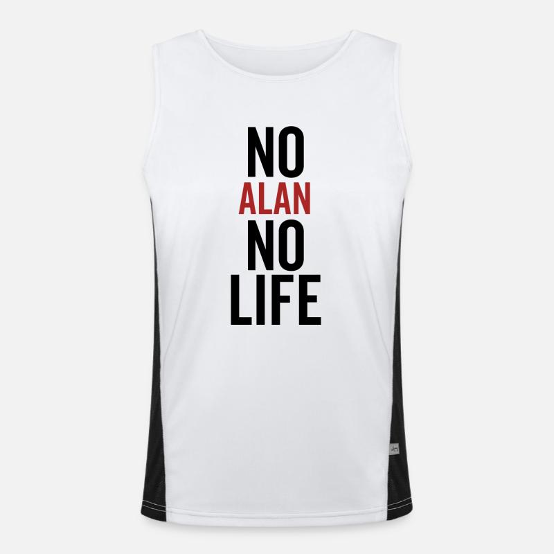 Pas d’Alan pas de vie Débardeur respirant contrasté Homme 