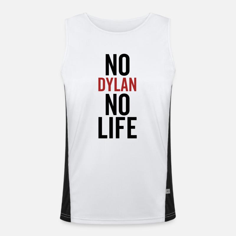 Pas de Dylan pas de vie Débardeur respirant contrasté Homme 