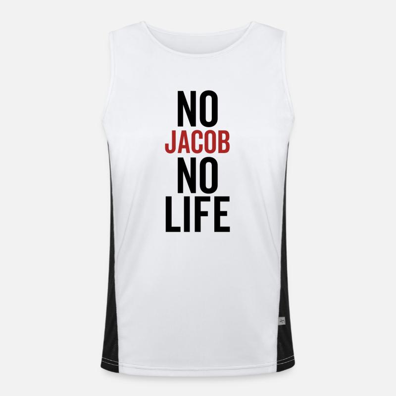 Pas de Jacob pas de vie Débardeur respirant contrasté Homme 