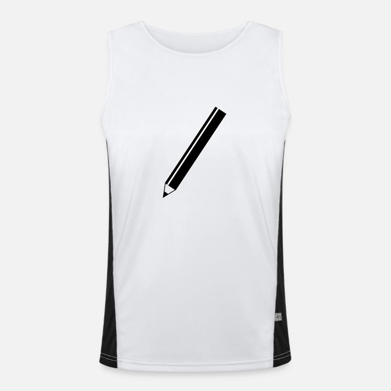 Bleistift Funktionelles Kontrast-Tank Top für Männer 