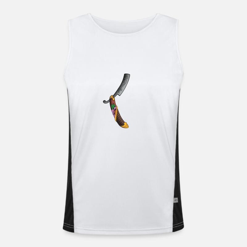 Barber Blade Men's Functional Contrast Tank Top 