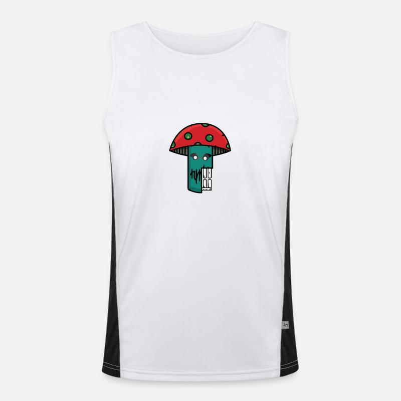 Échantillon de champignon Débardeur respirant contrasté Homme 