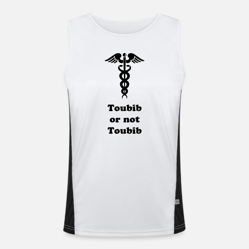 Doktor Arzt oder nicht? Funktionelles Kontrast-Tank Top für Männer 