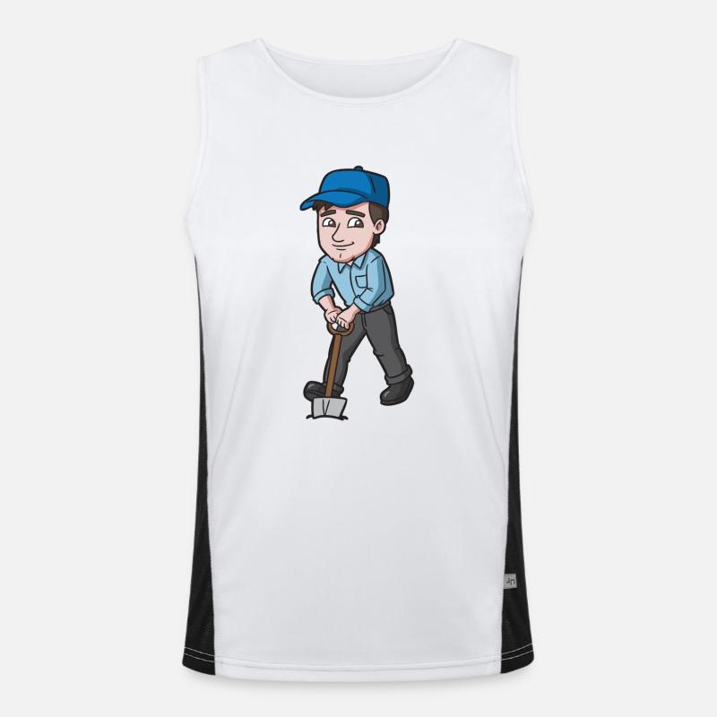 Farmer Men's Functional Contrast Tank Top 