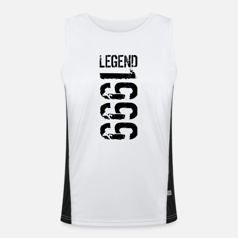 Legend 1999 black Men's Functional Contrast Tank Top 