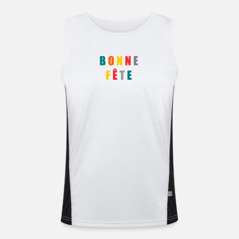 MUTTERTAG. ALLES GUTE ZUM GEBURTSTAG Funktionelles Kontrast-Tank Top für Männer 
