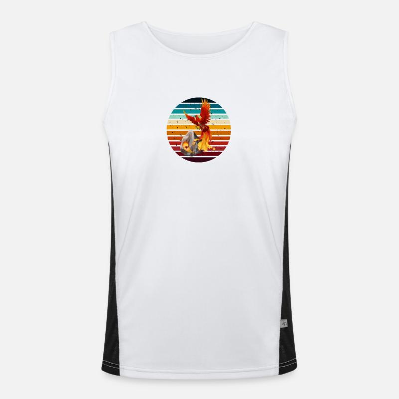 Phoenix ci-dessus Débardeur respirant contrasté Homme 