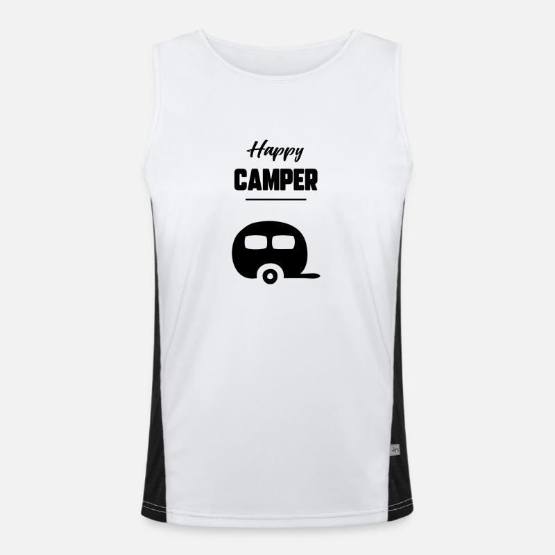 Happy camper Débardeur respirant contrasté Homme 