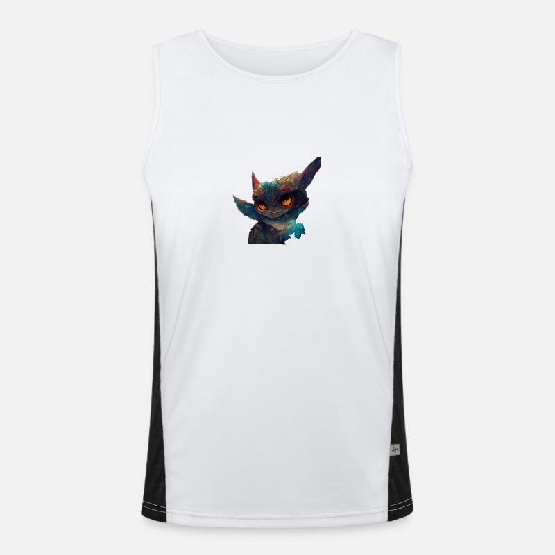 Fantasie Heule im Wald Funktionelles Kontrast-Tank Top für Männer 