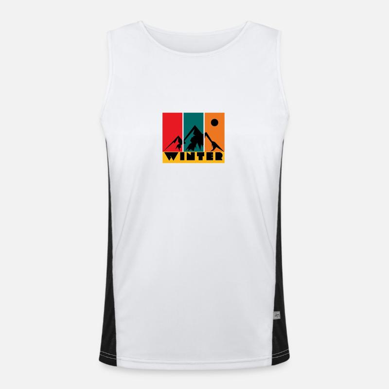 Winter Men's Functional Contrast Tank Top 