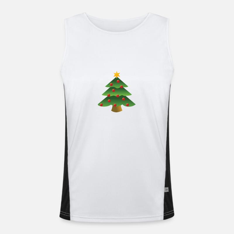 Fir tree Men's Functional Contrast Tank Top 