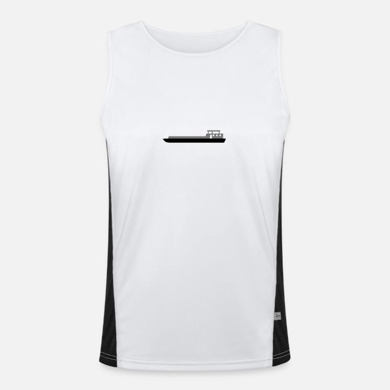 Frachter, 2fb Funktionelles Kontrast-Tank Top für Männer 