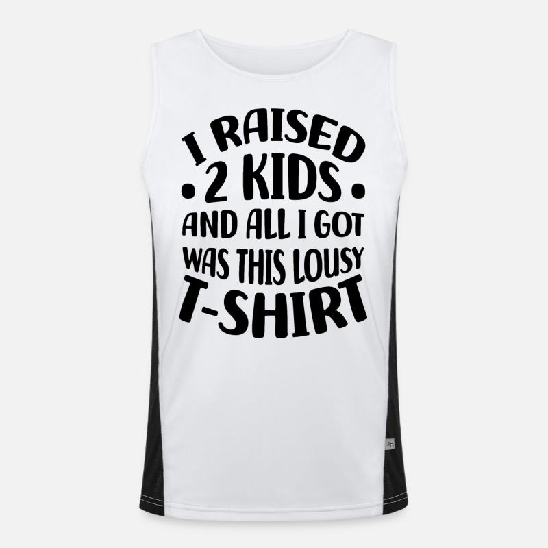 Muttertag Funktionelles Kontrast-Tank Top für Männer 