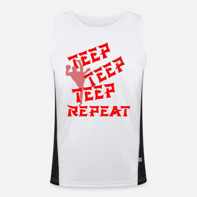 teep teep teep repeat 2 Débardeur respirant contrasté Homme 