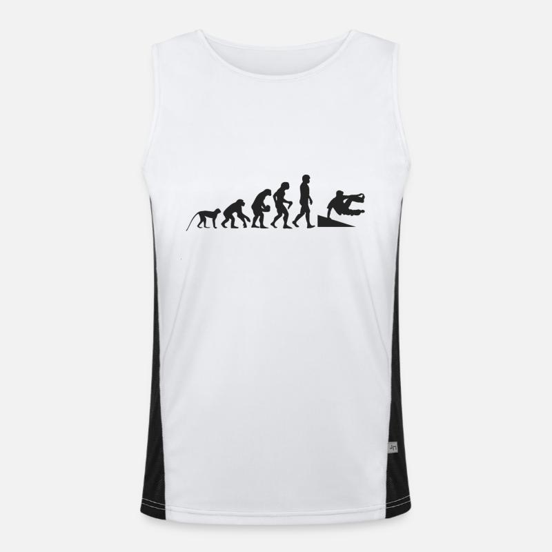 Inliner evolution Men's Functional Contrast Tank Top 
