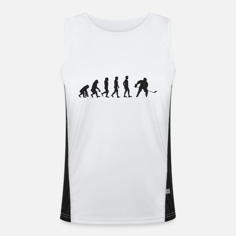 Evolution Eishockey Funktionelles Kontrast-Tank Top für Männer 