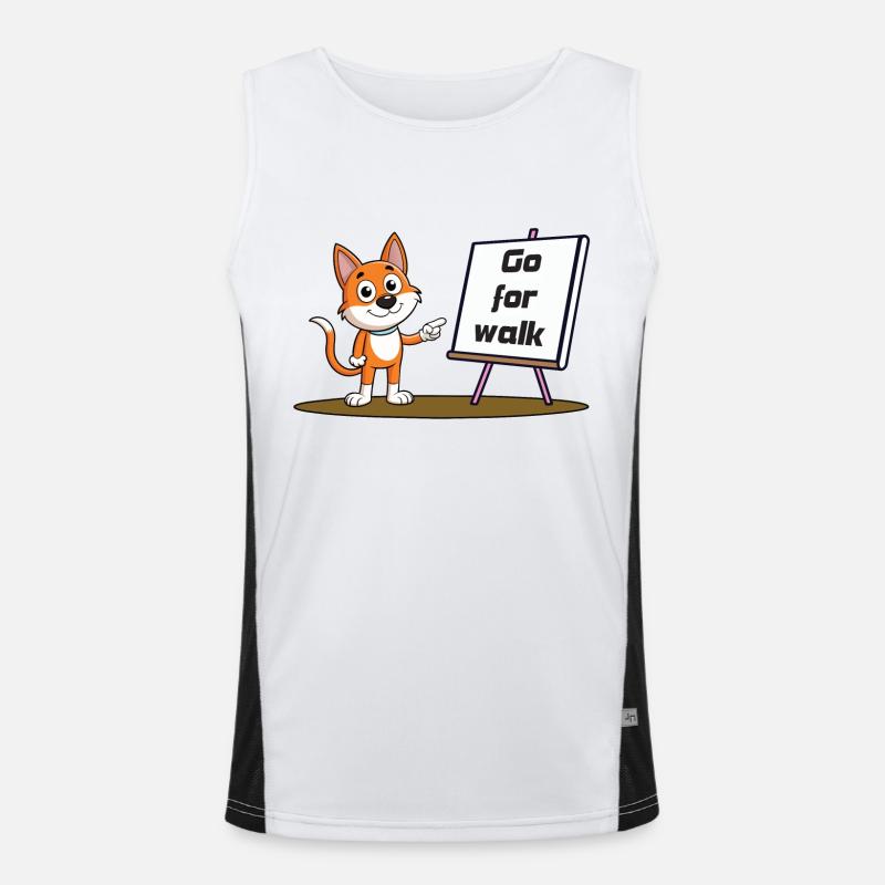 Gassi Funktionelles Kontrast-Tank Top für Männer 