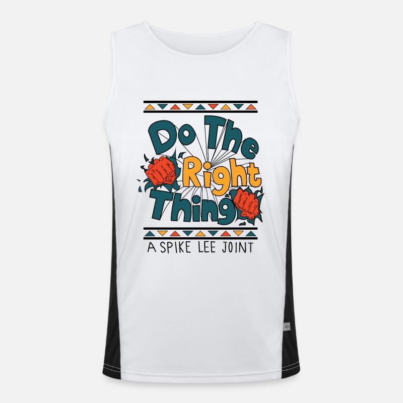 Mach das Richtige Ein Spike Lee Joint Sweatshirt Funktionelles Kontrast-Tank Top für Männer 