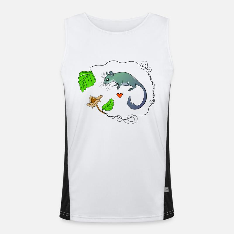 Siebenschläfer Funktionelles Kontrast-Tank Top für Männer 