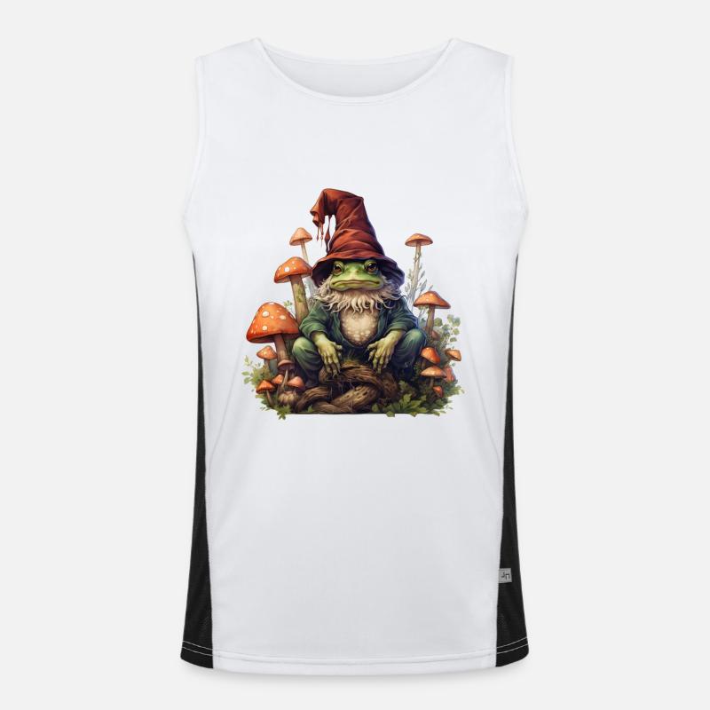 WIZARD FROG Men's Functional Contrast Tank Top 