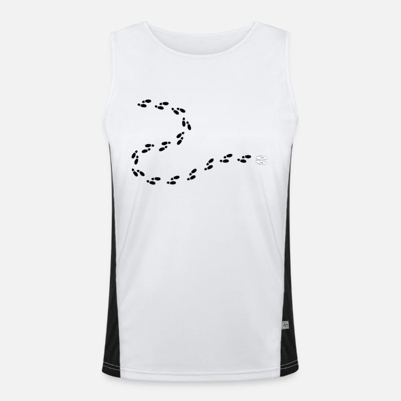 Footprints Men's Functional Contrast Tank Top 