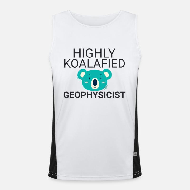 Geophysicist Koalafied Geophysics Men's Functional Contrast Tank Top 