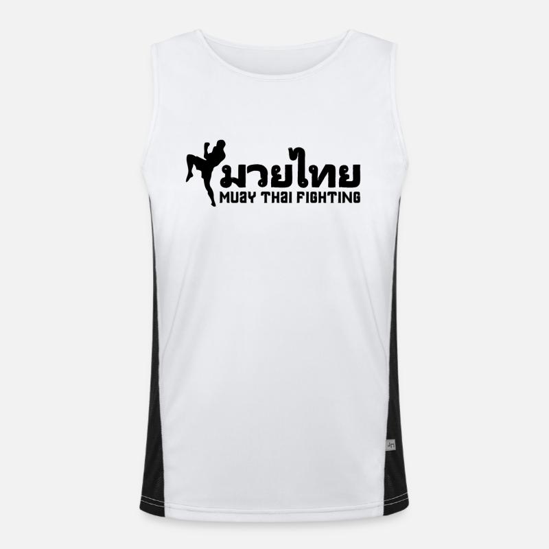 Muay Thai Fighting Débardeur respirant contrasté Homme 