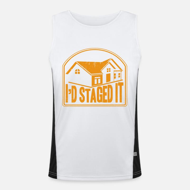 House presentation interior design interior designer Ge Men's Functional Contrast Tank Top 