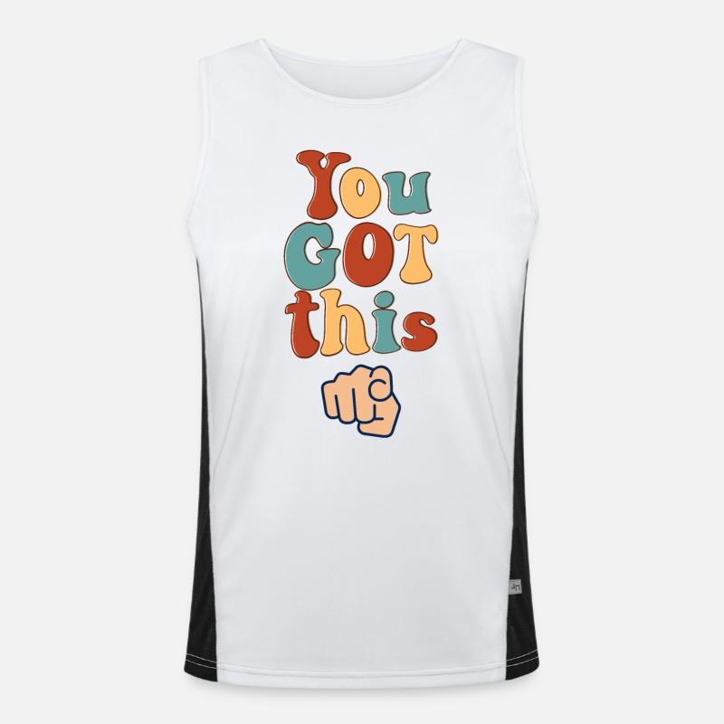 Vous l’avez compris! Débardeur respirant contrasté Homme 