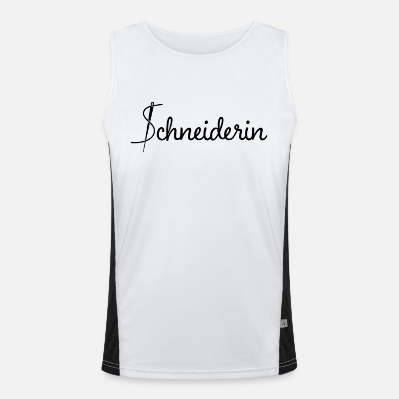 schneiderin Funktionelles Kontrast-Tank Top für Männer 