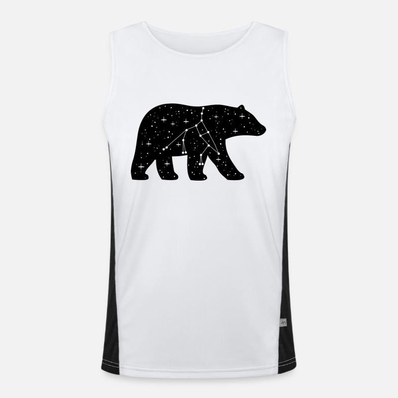 big Bear Men's Functional Contrast Tank Top 