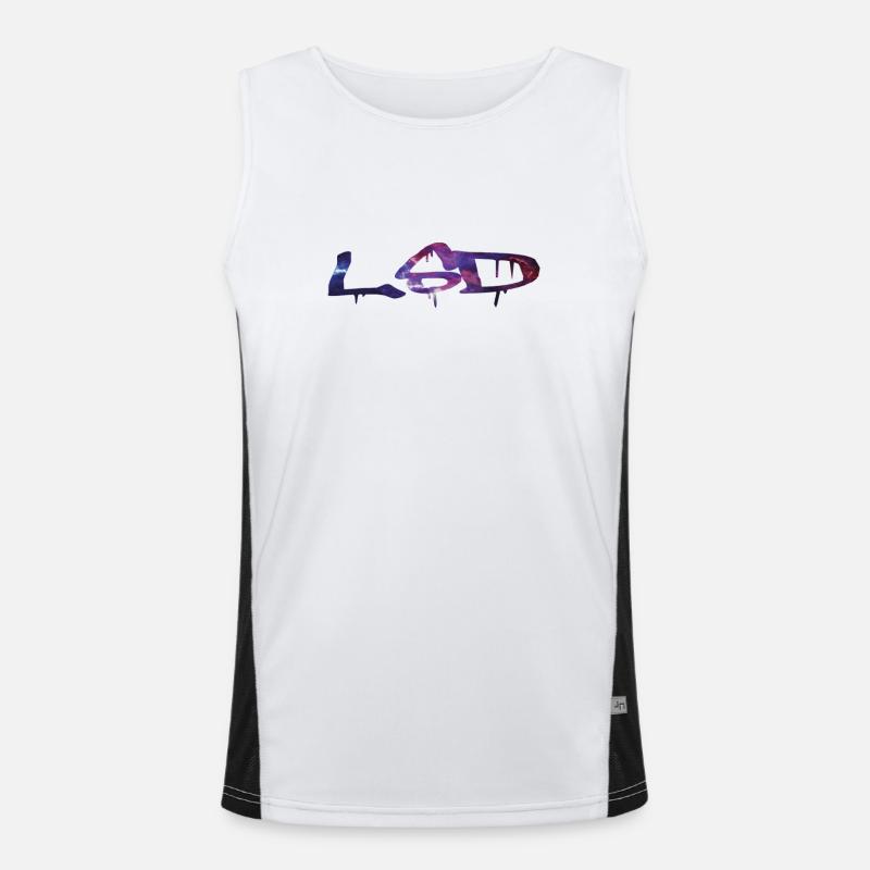 LSD Funktionelles Kontrast-Tank Top für Männer 