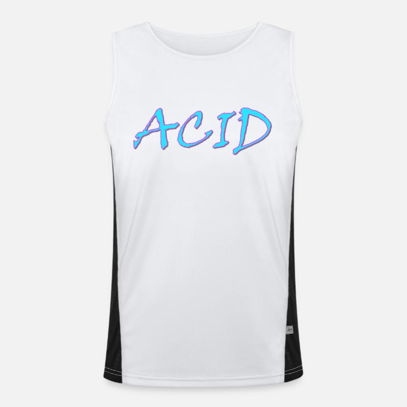 Acid Funktionelles Kontrast-Tank Top für Männer 