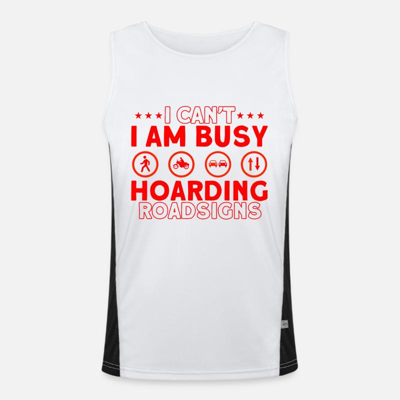 Sammeln Straße Sammlung Geschenk Funktionelles Kontrast-Tank Top für Männer 