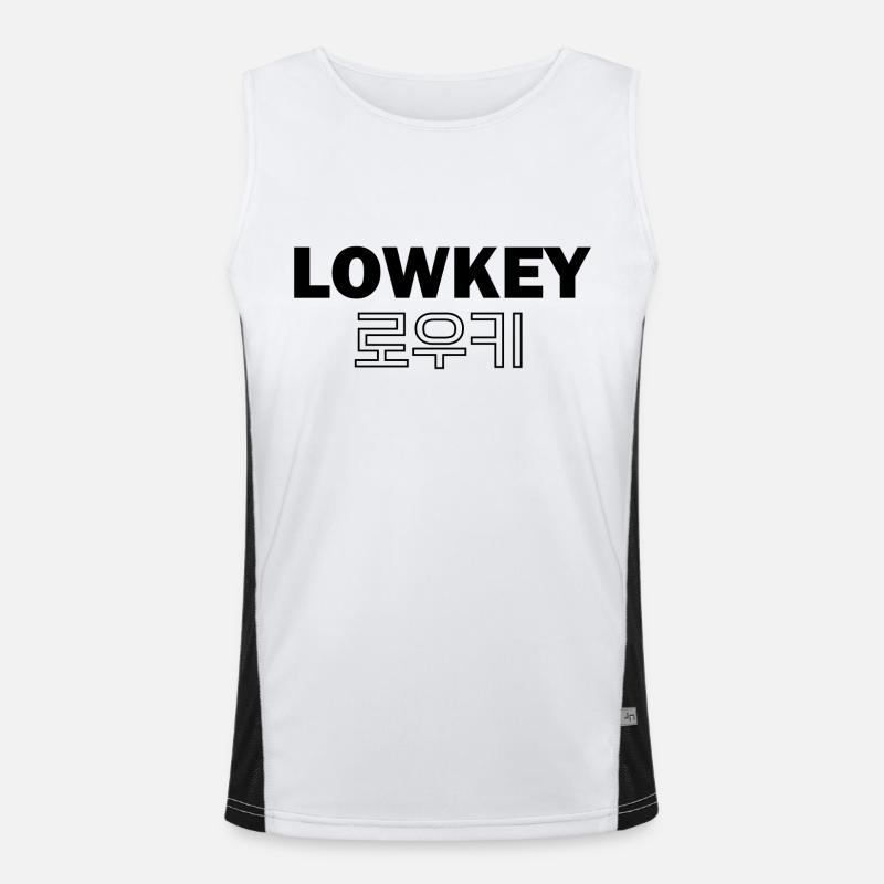 LOWKEY Korea Funktionelles Kontrast-Tank Top für Männer 