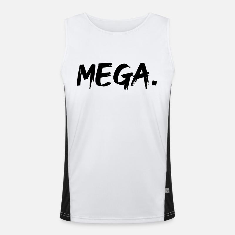mega Funktionelles Kontrast-Tank Top für Männer 