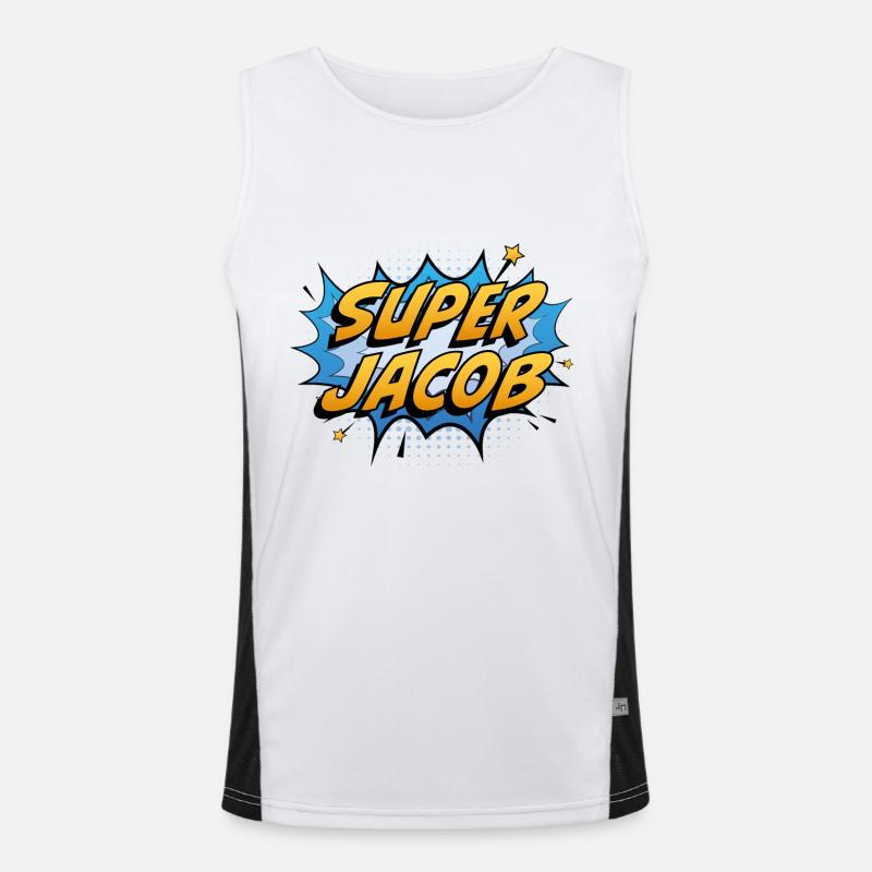 Super Jacob Men's Functional Contrast Tank Top 