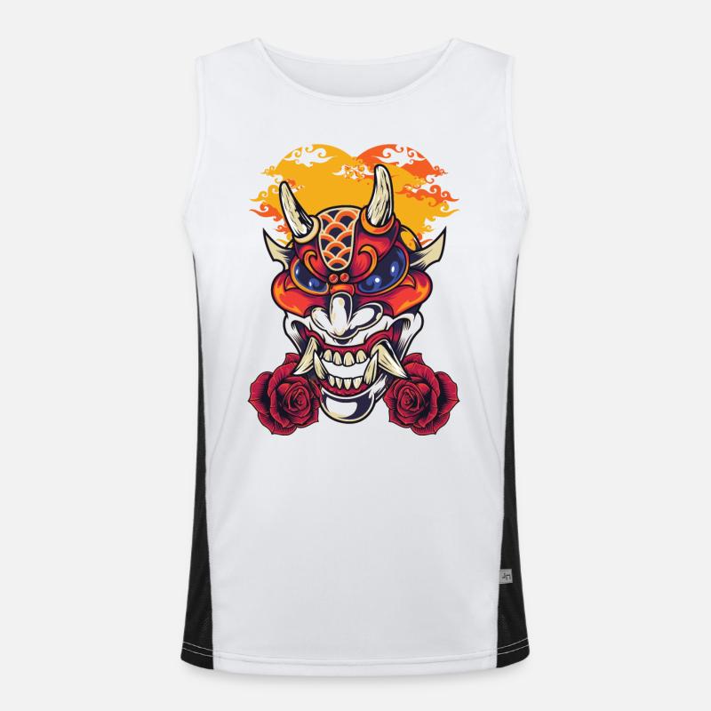 Masque du diable Débardeur respirant contrasté Homme 