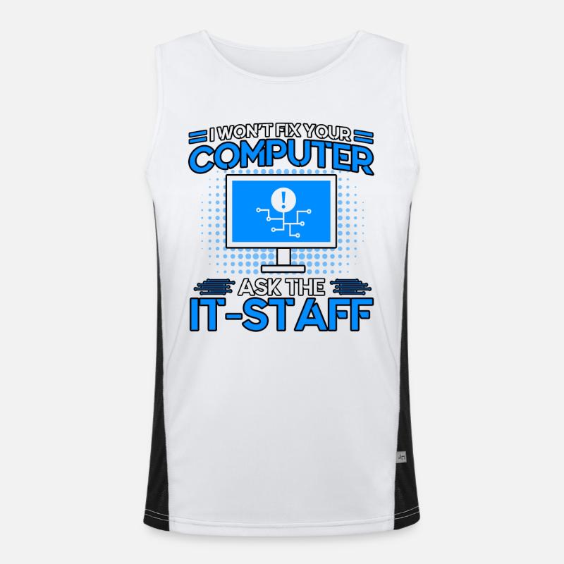 Network Security Specialist Gift Men's Functional Contrast Tank Top 