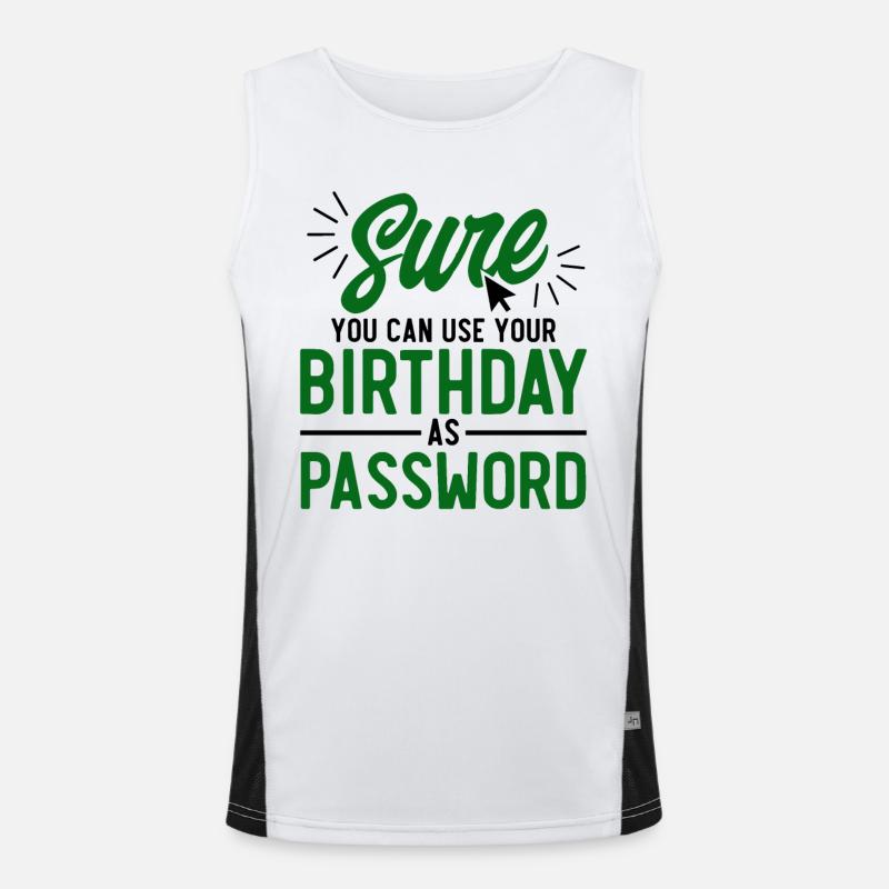 Network Security Specialist Gift Men's Functional Contrast Tank Top 