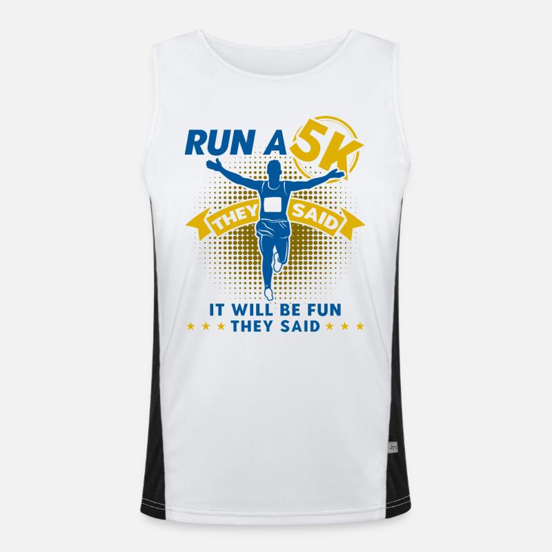 Halb Marathon Laufen Jogger Geschenk Funktionelles Kontrast-Tank Top für Männer 