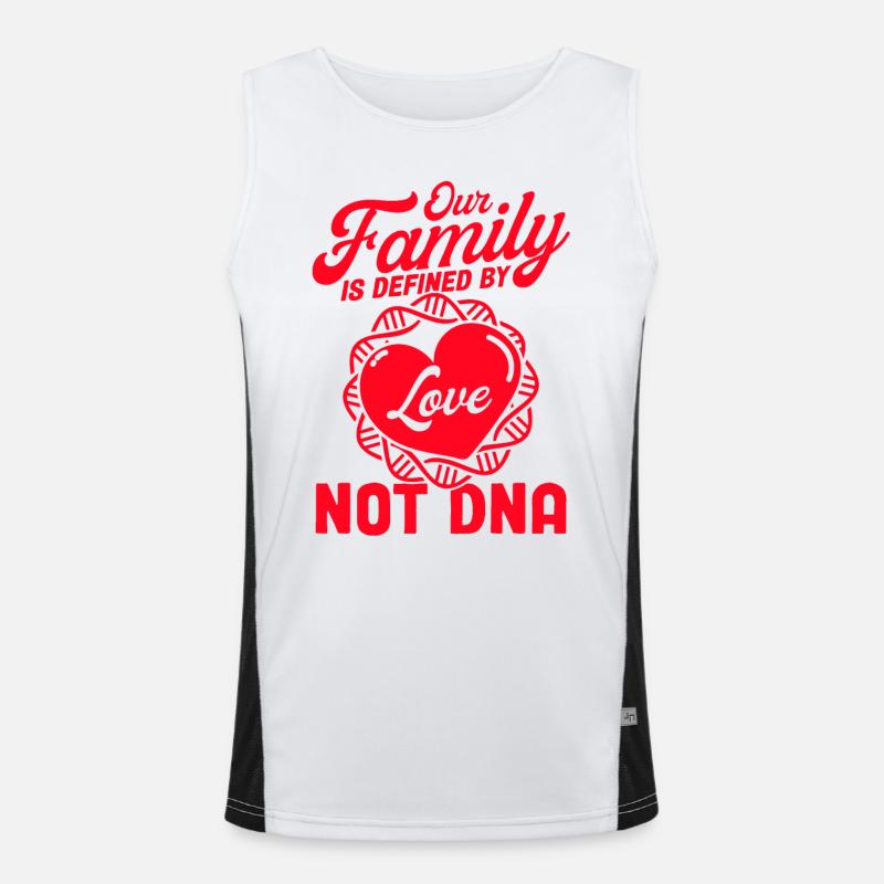 Adoption Pflegeeltern Adoptiveltern Geschenk Funktionelles Kontrast-Tank Top für Männer 