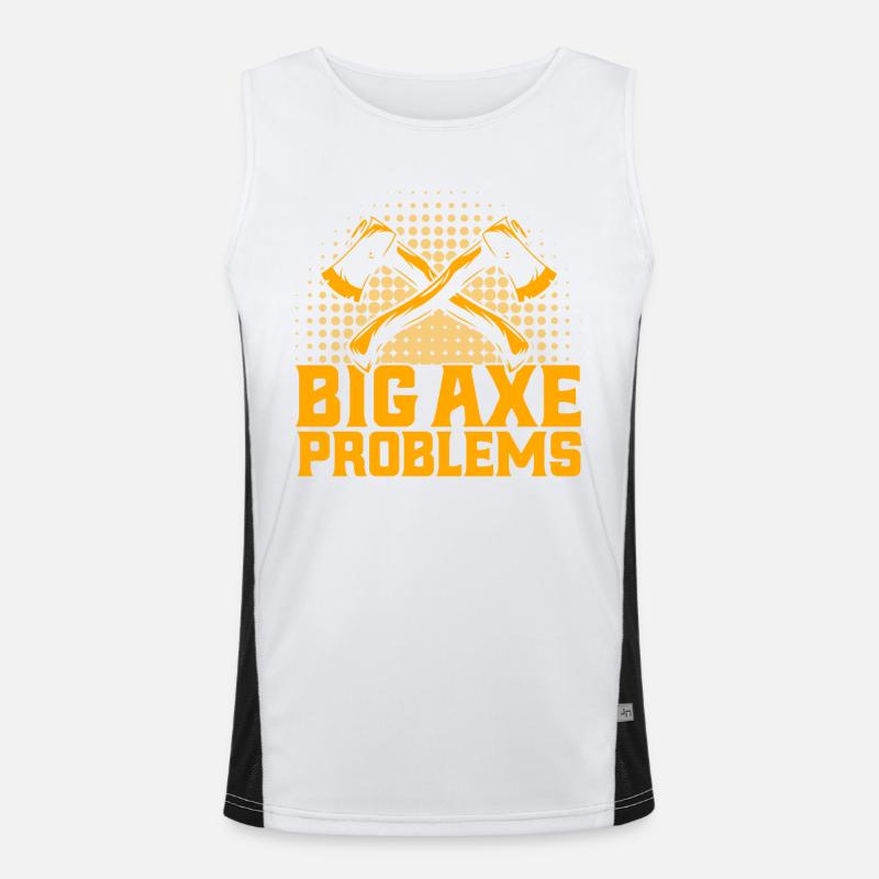 Axe Throwing Axe Thrower Professional Axe Throwing Ges Men's Functional Contrast Tank Top 