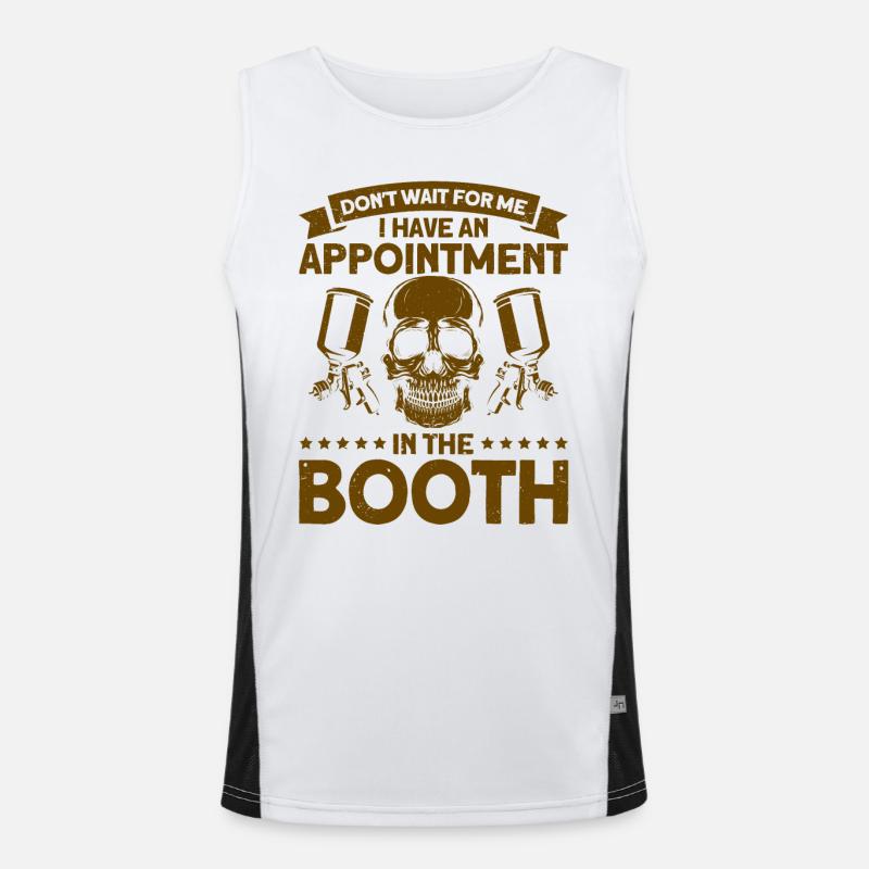 Appointment in the cabin car paint gift Men's Functional Contrast Tank Top 
