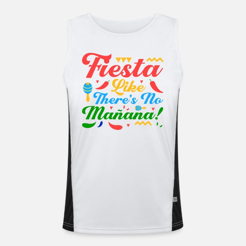 5 De Mayo Cinco De Mayo Cinco De Mayo Lehrer Gesch Funktionelles Kontrast-Tank Top für Männer 